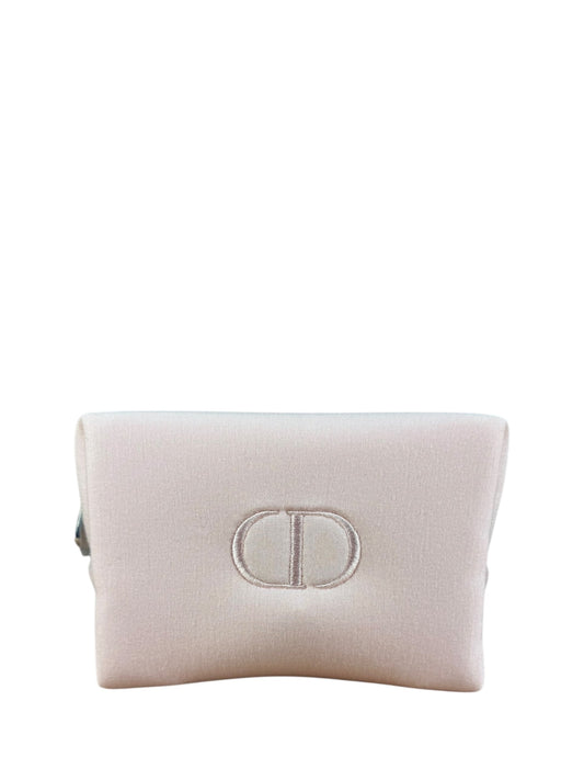 Dior Handbag Christian CD Beauty Soft Travel Pouch Pink Travel Bag