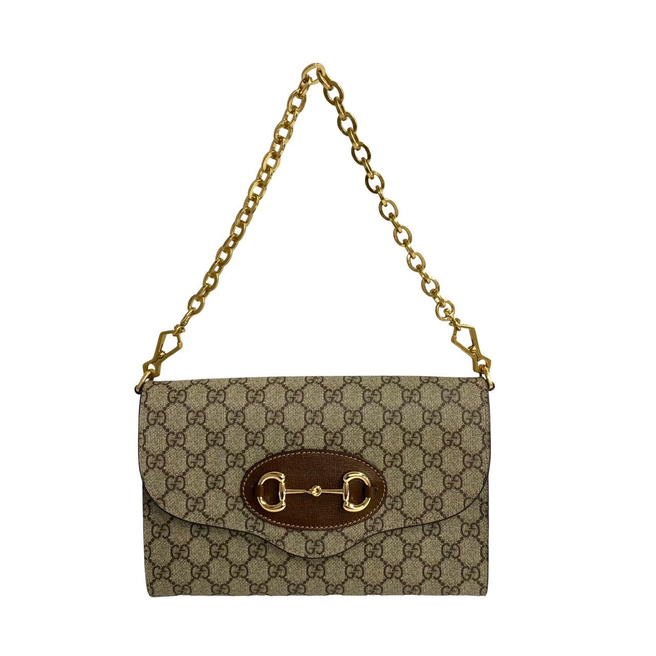 Gucci Horsebit Supreme Shoulder Bag Leather