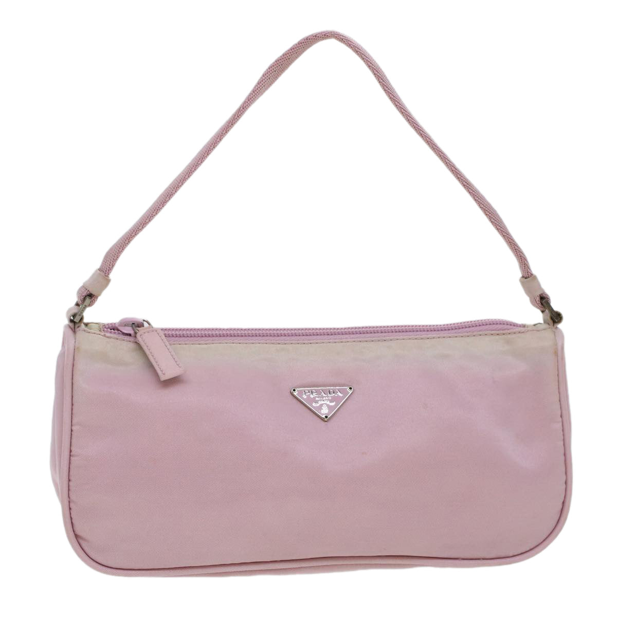 Prada Accessory Pouch Luxury Handbag Nylon Pink Clutch Bag