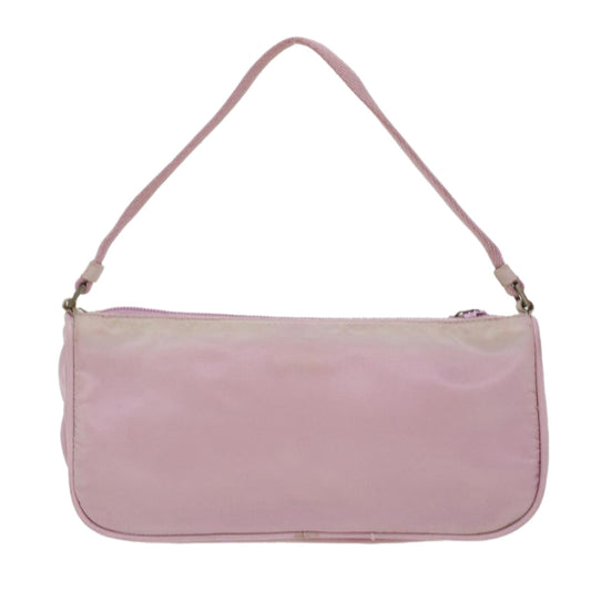 Prada Accessory Pouch Luxury Handbag Nylon Pink Clutch Bag