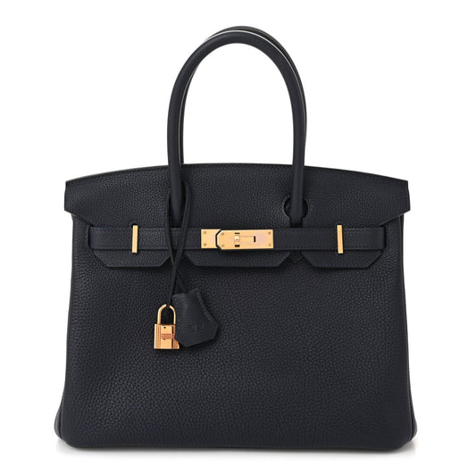 Hermes Togo Birkin Bleu Nuit Handbag Travel Bag Bleu Nuit 1768236