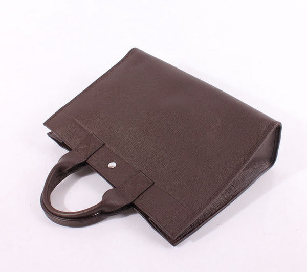 Hermes Luxury Briefcases Unisex Briefcase Cow Bag Leather Travel Bag