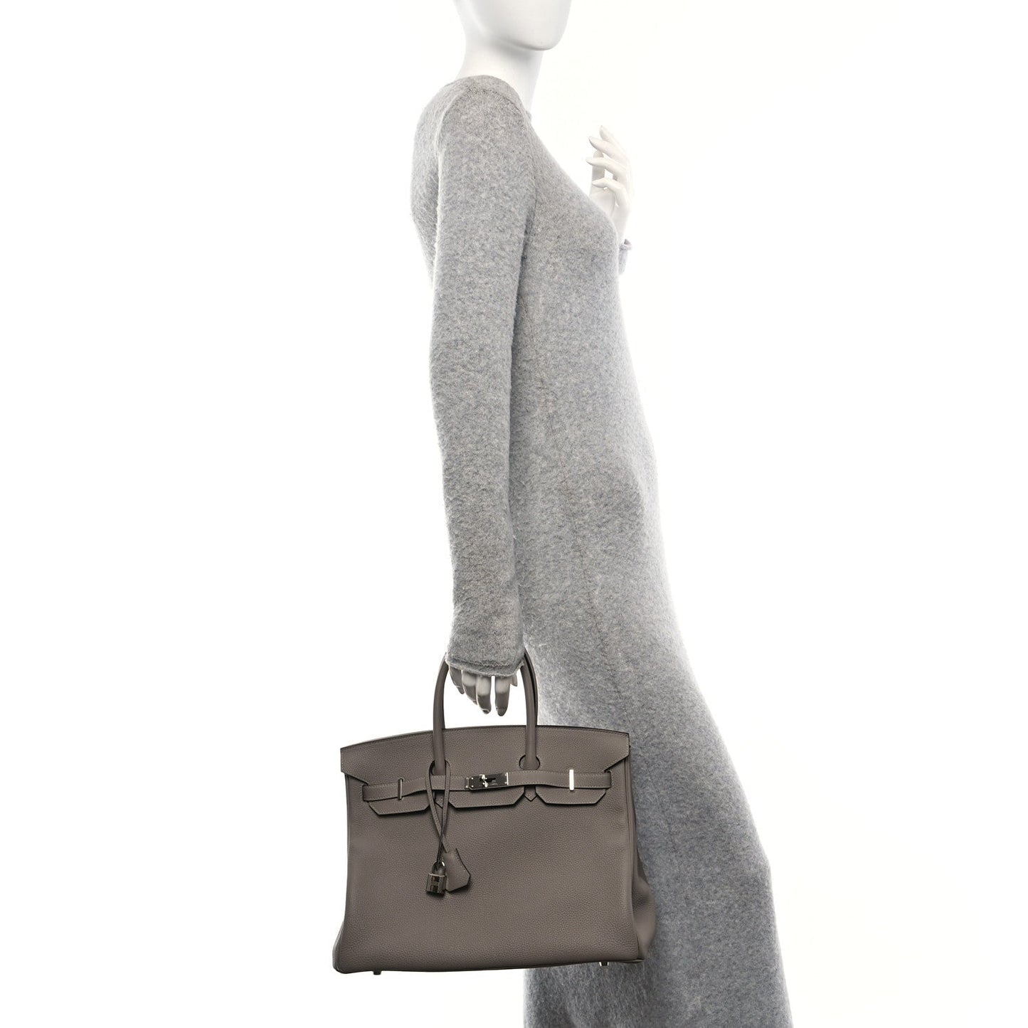 Hermes Togo Birkin Gris Asphalte Handbag Travel Bag