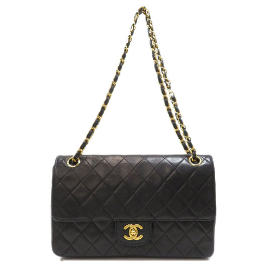 Chanel Shoulder Hardware Shoulder Bag Calf Matelasse Gold