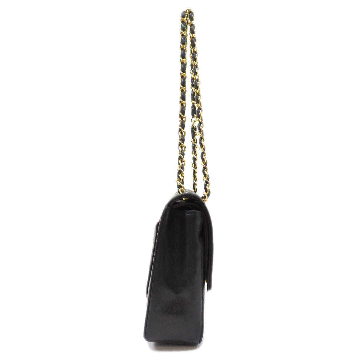 Chanel Shoulder Hardware Shoulder Bag Calf Matelasse Gold