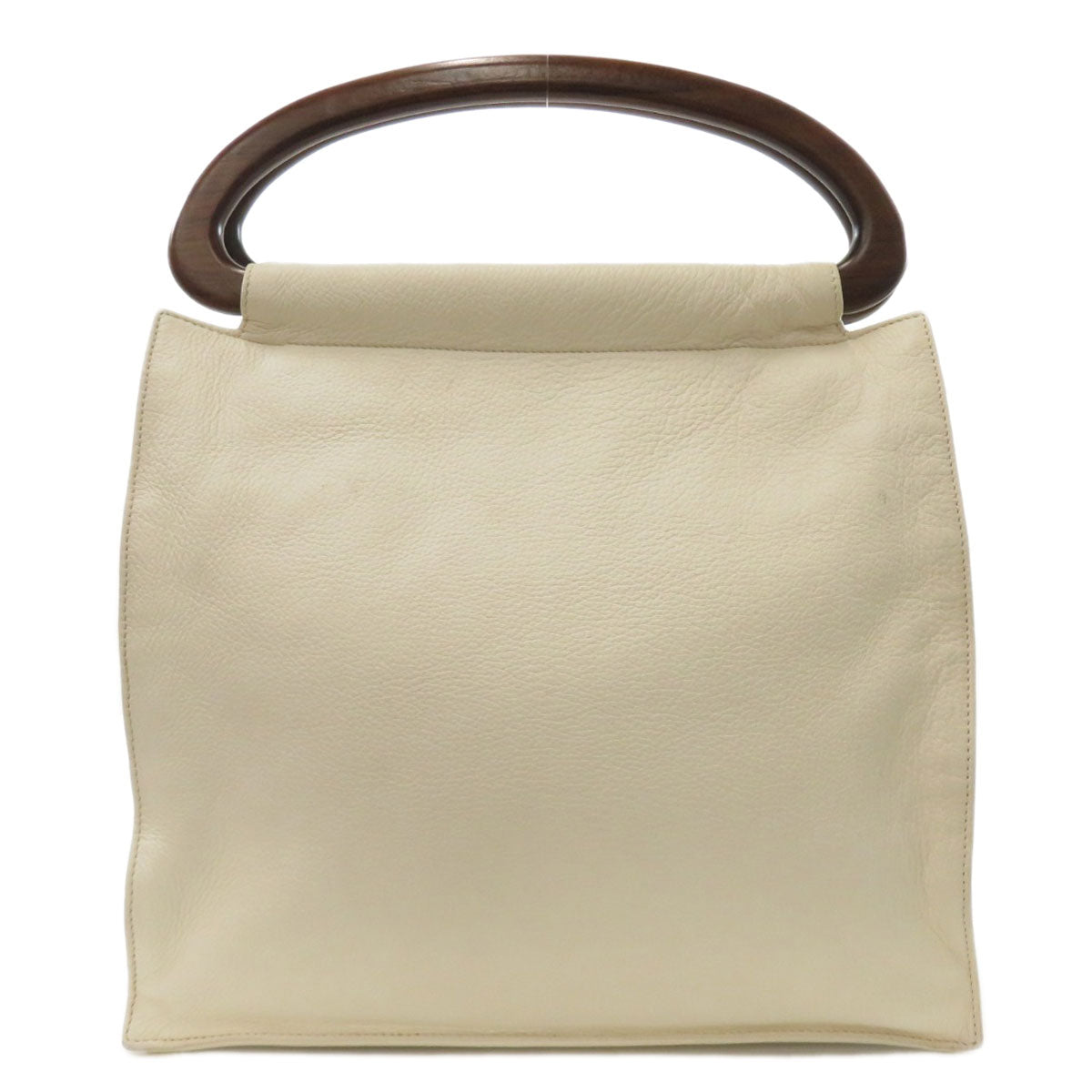 Chanel Cocomark Handbag Leather White