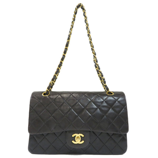 Chanel Shoulder Bag Hardware Calf Matelasse Gold