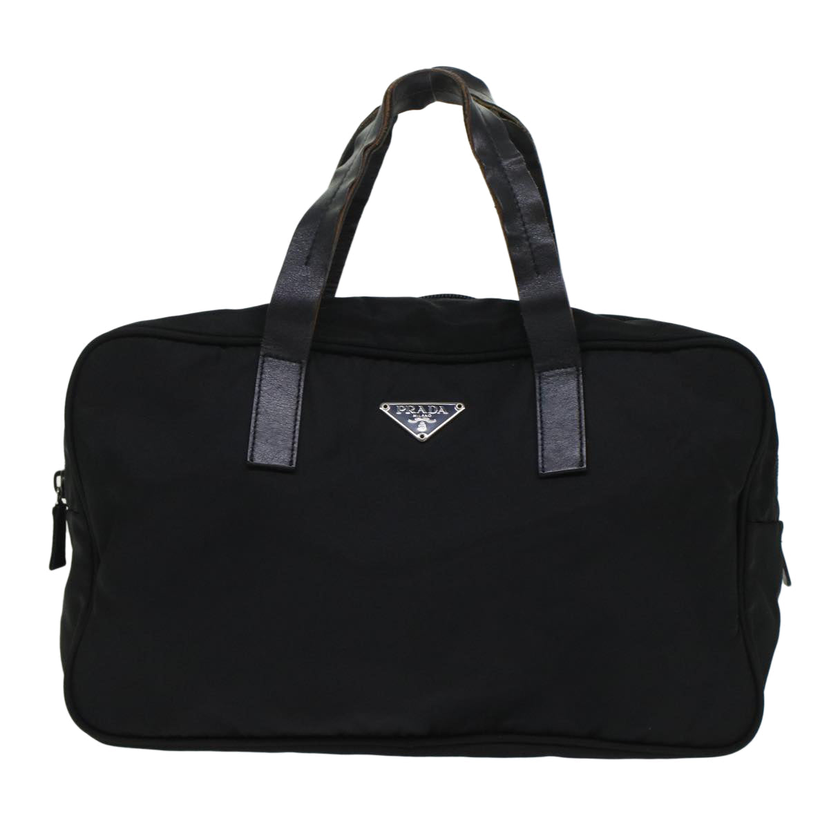 Prada Hand Bag Nylon Black Travel Bag Nylon Black 45963