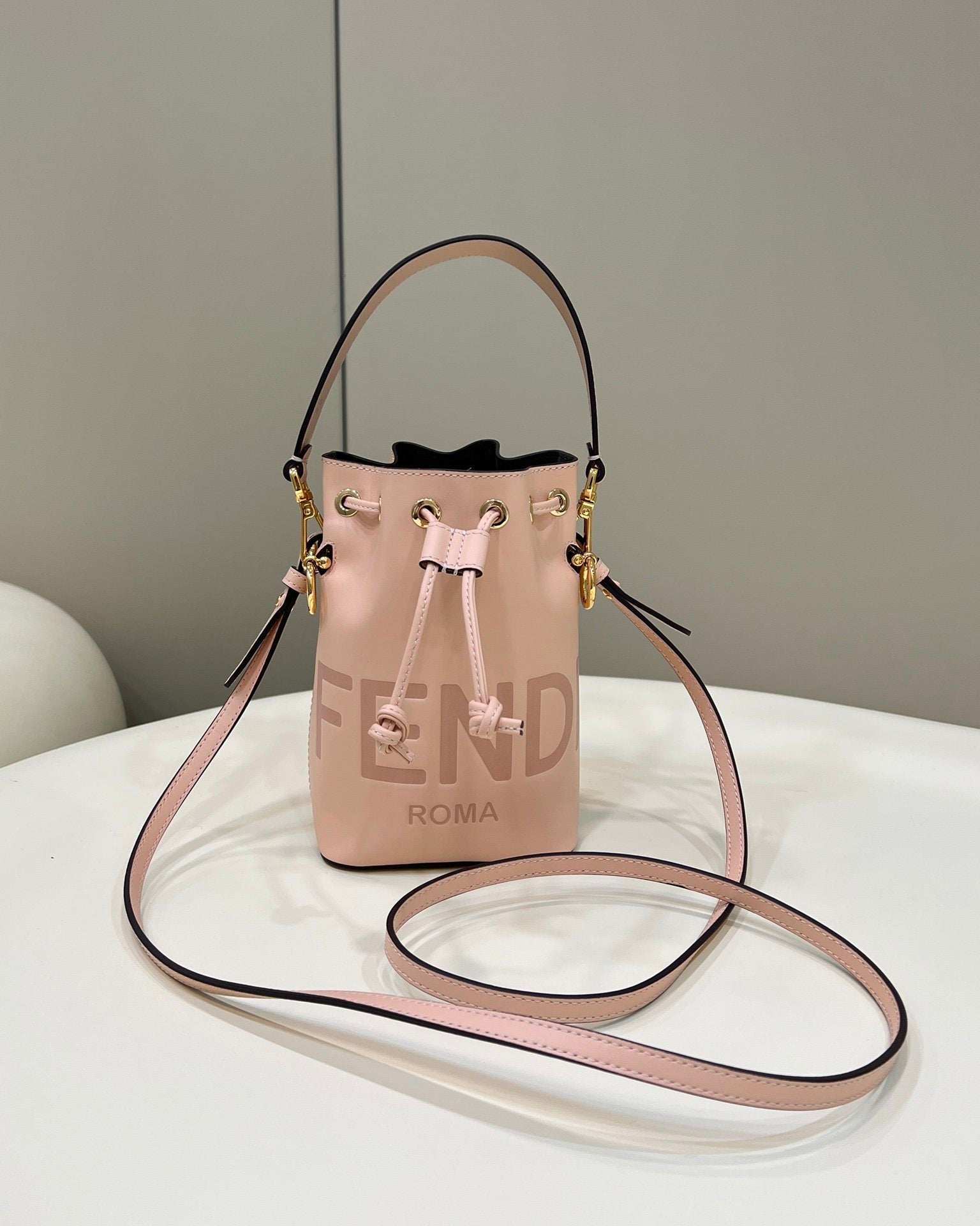 Fendi Top QualityTop Quality Mon Tresor Pink FF Crossbody Bag