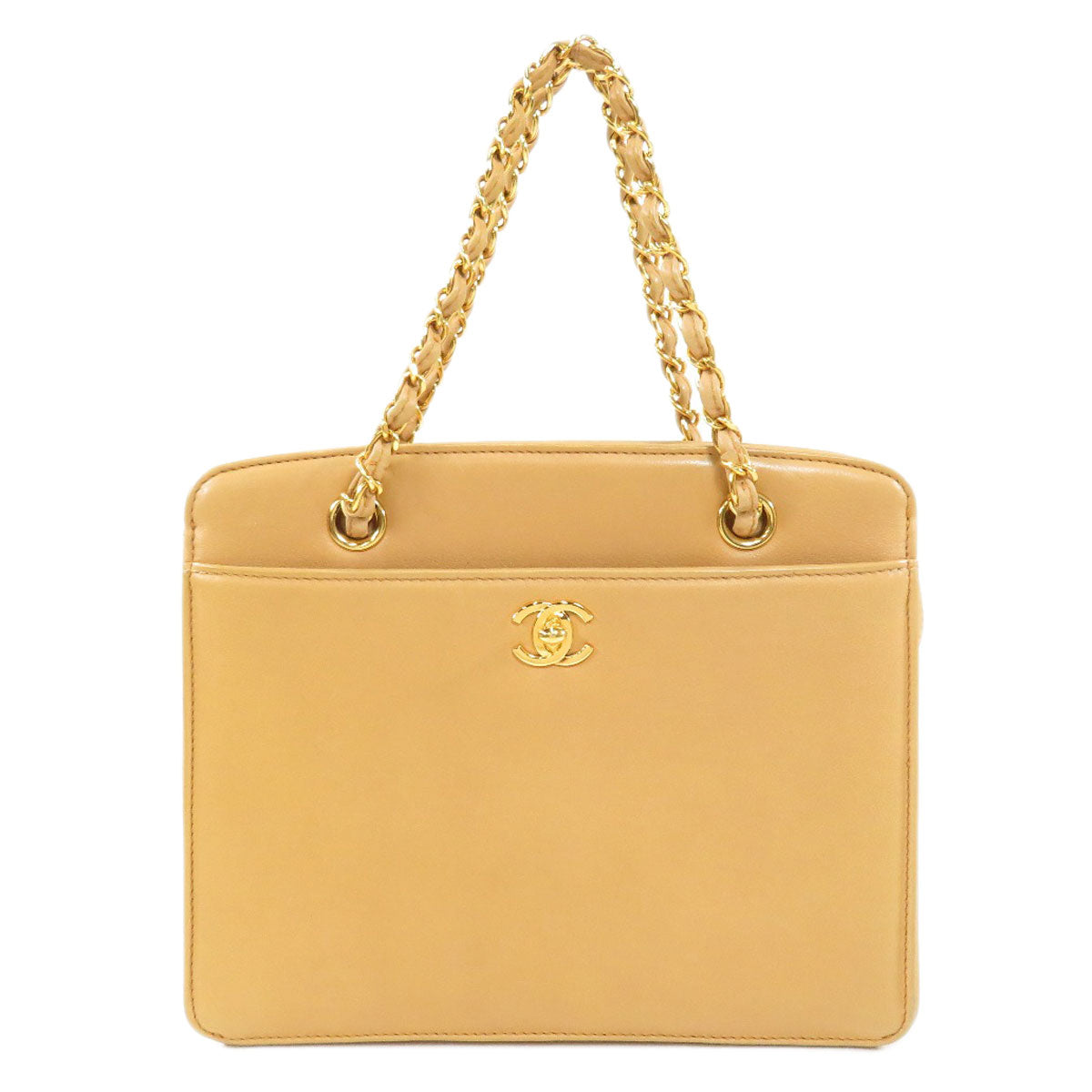 Chanel Cocomark Bag Hardware Handbag Calf Gold Chain