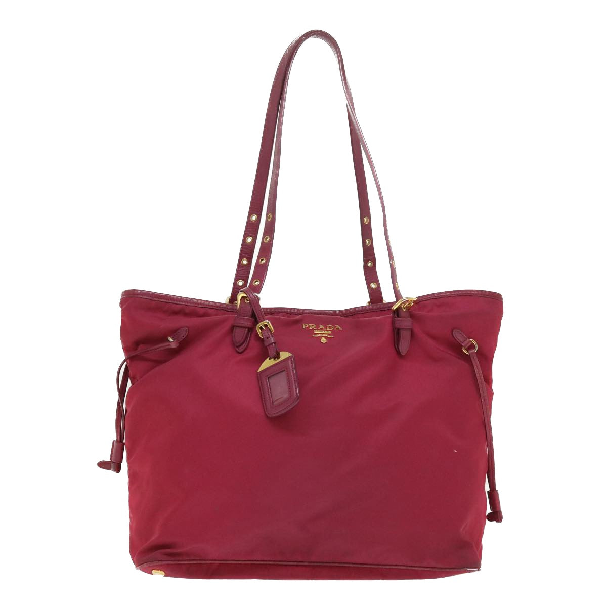 Prada Tote Bag Nylon Pink Nylon Pink 46322