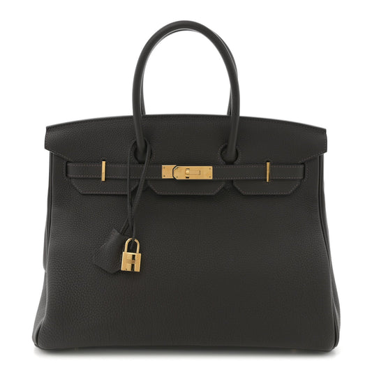 Hermes Togo Birkin Macassar Handbag Travel Bag