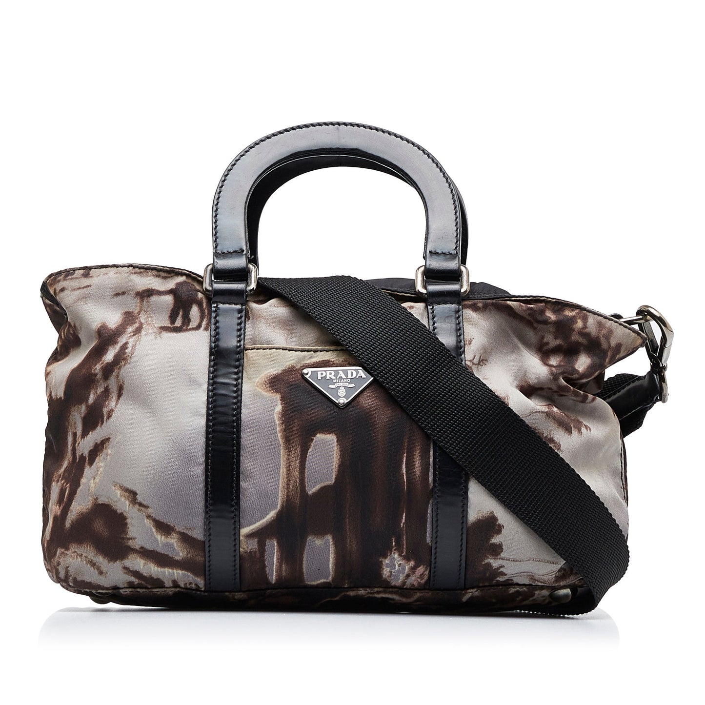 Prada Tessuto Stampato Satchel Satchel Bag Stampato Satchel 7