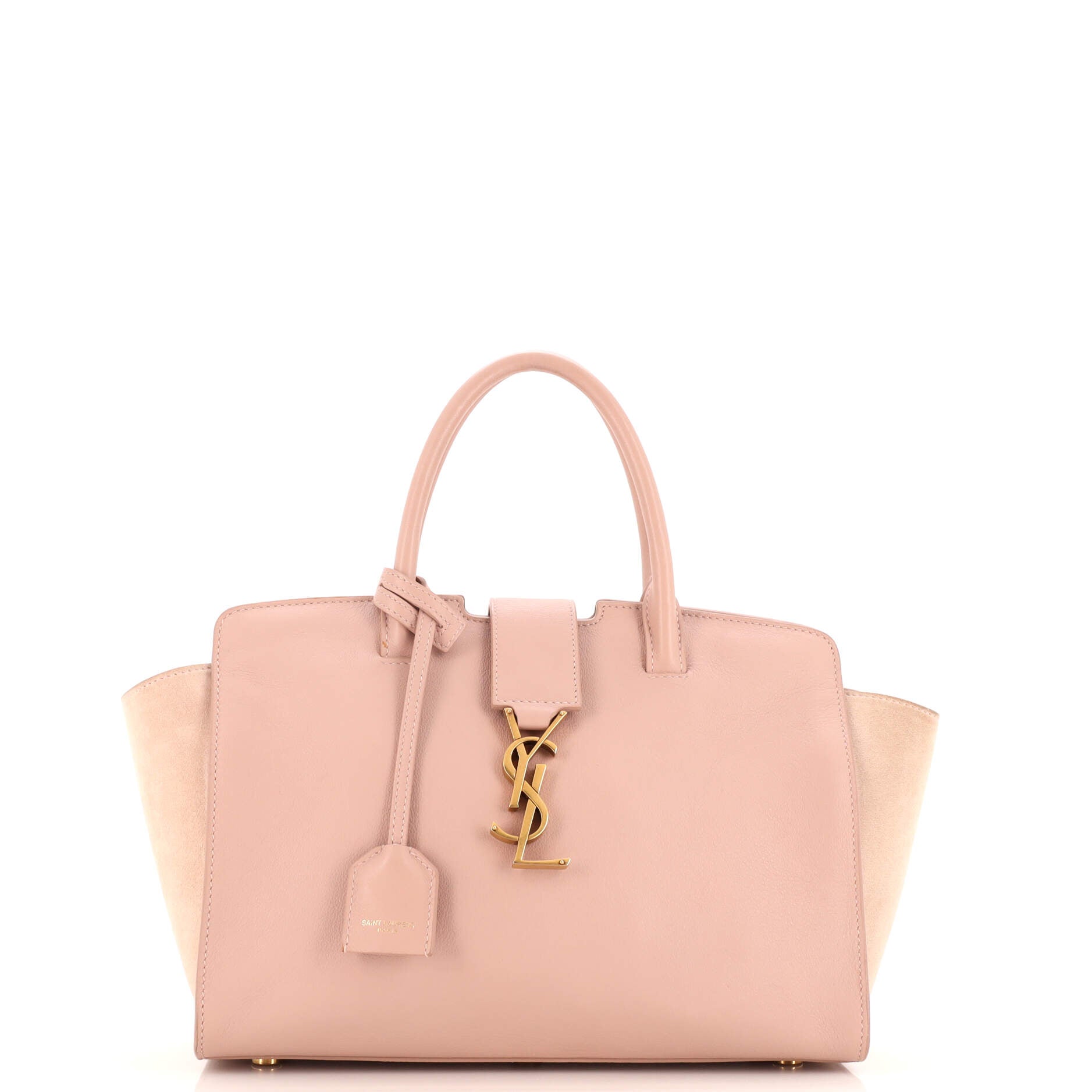 YSL Saint Laurent Saint Laurent Trending Cabas Downtown With Baby Leather Suede Travel Bag