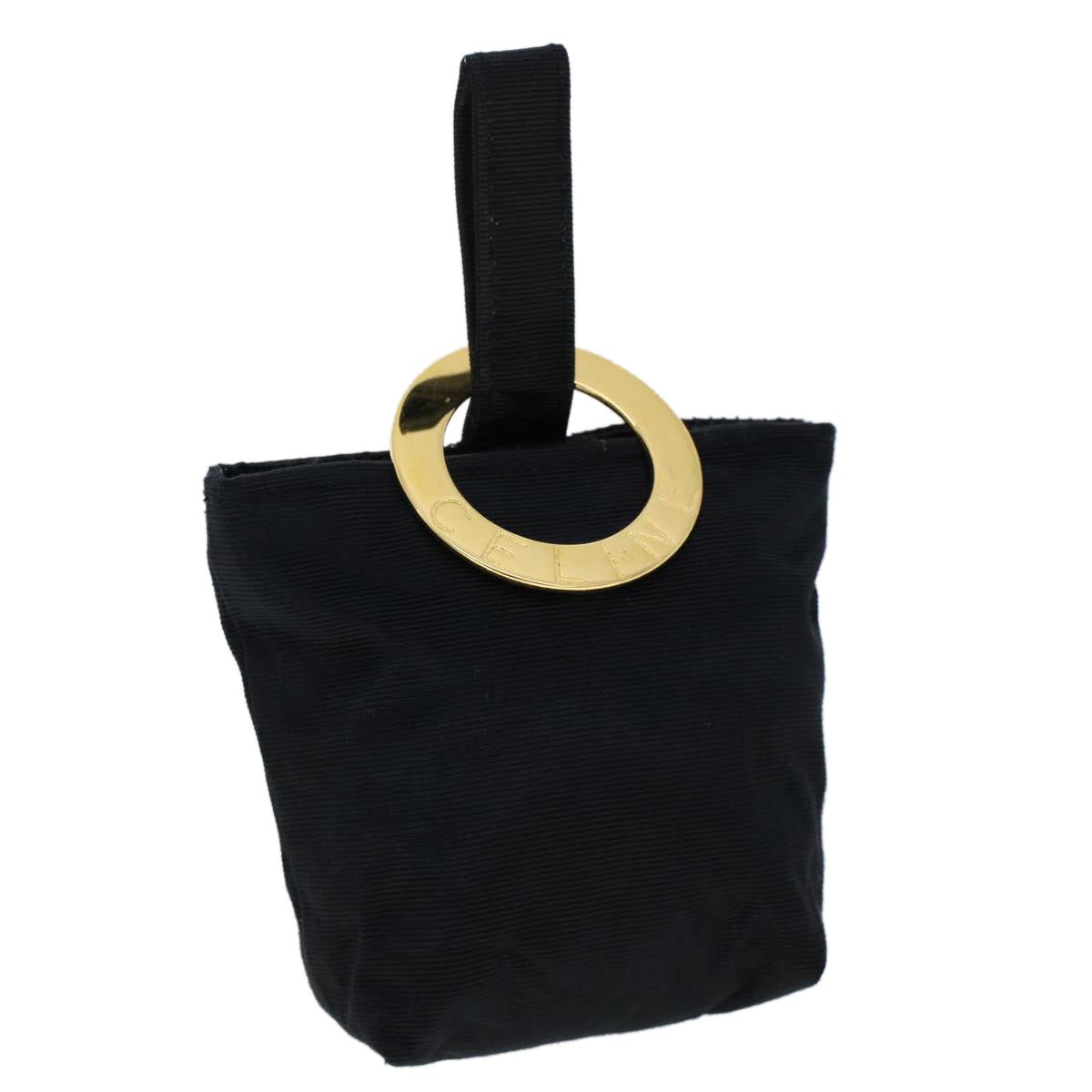 Luxury Pouch Handbag Nylon Black Travel Bag