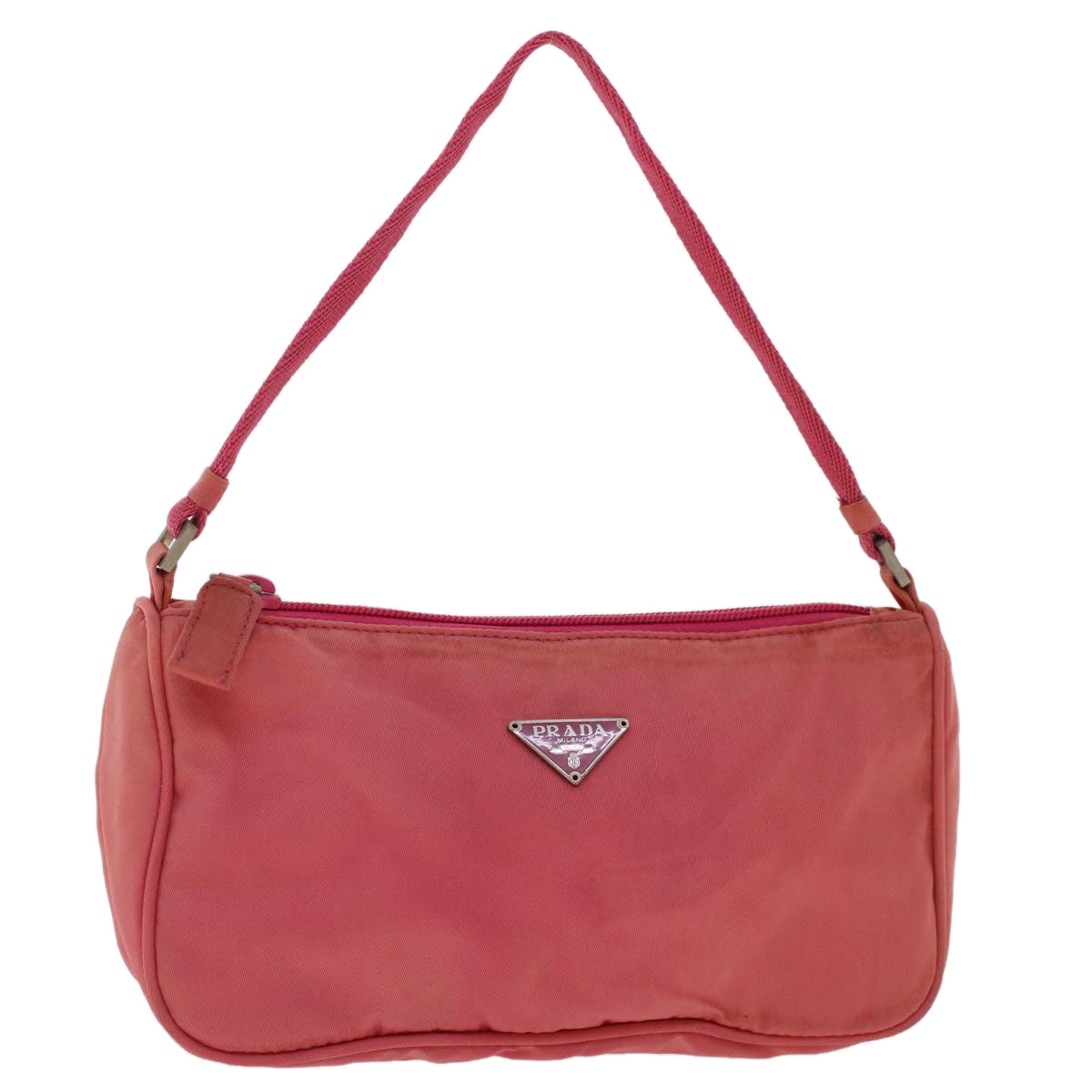Prada Accessory Pouch Luxury Handbag Nylon Pink Clutch Bag Nylon Pink 48012