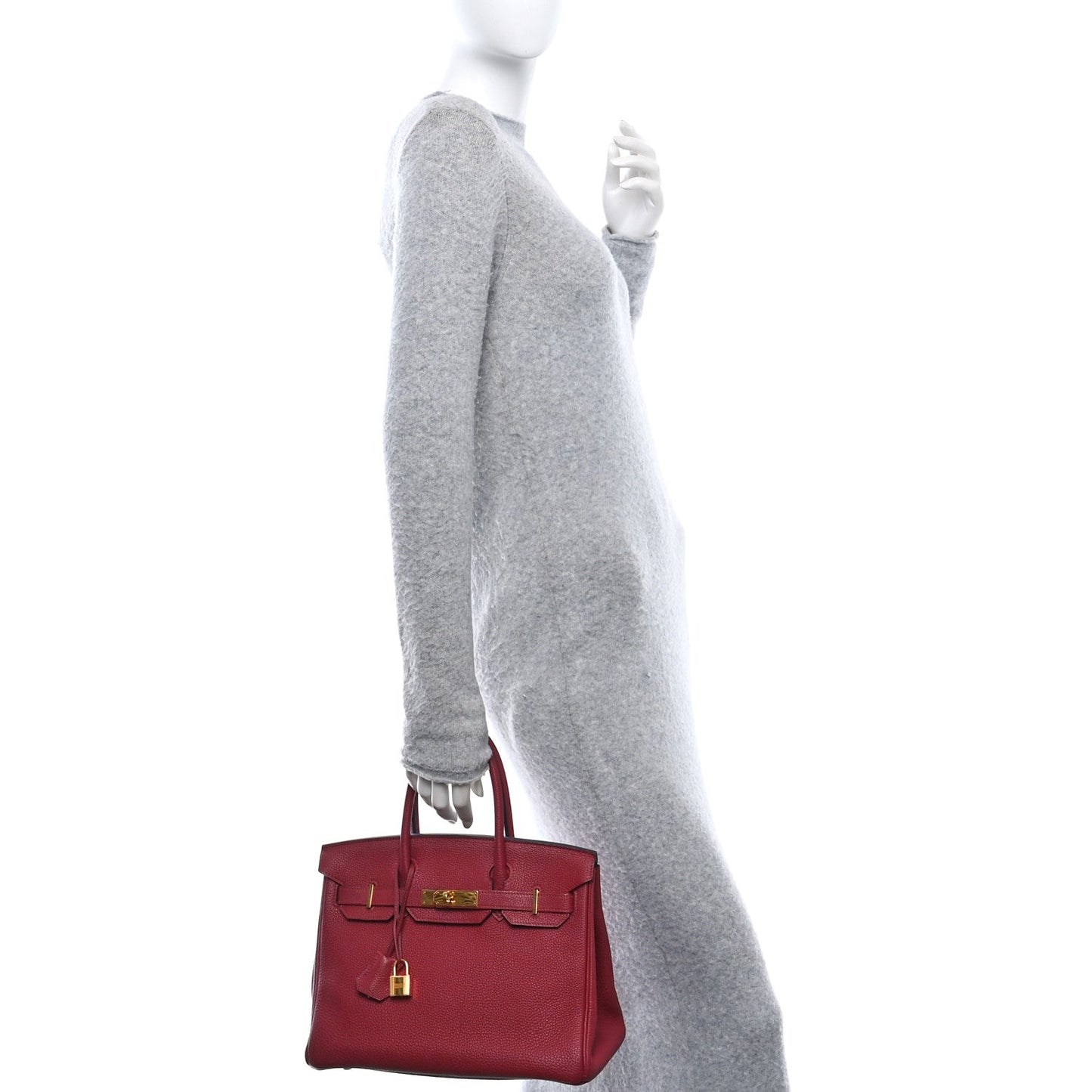 Hermes Togo Birkin Rouge Grenat Handbag Travel Bag Rouge Grenat 1732933