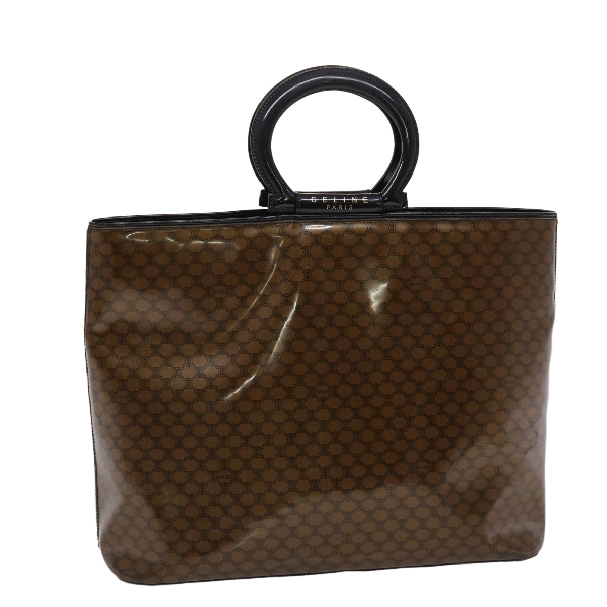Luxury Macadam Hand Bag Enamel Canvas Black Travel Bag