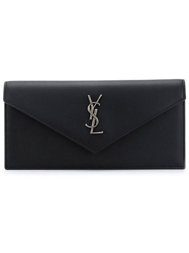 YSL Saint Laurent Saint Laurent Trending Envelope Clutch Bag Monogram Black