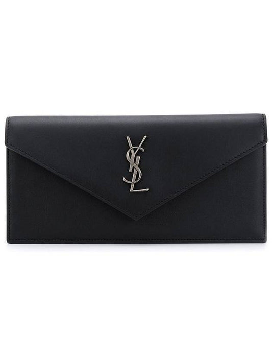 YSL Saint Laurent Saint Laurent Trending Envelope Clutch Bag Monogram Black
