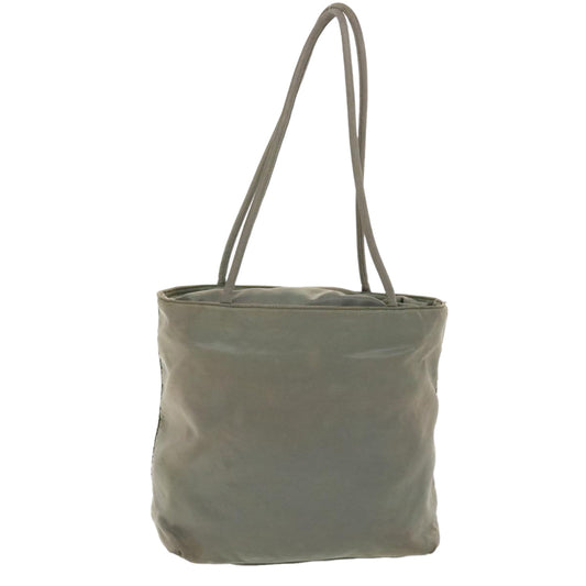Prada Tote Bag Khaki Nylon Nylon Khaki 49587