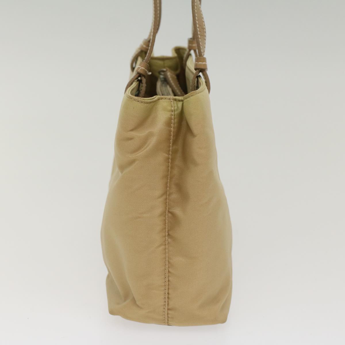 Prada Hand Bag Nylon Beige Travel Bag Nylon Beige 49590