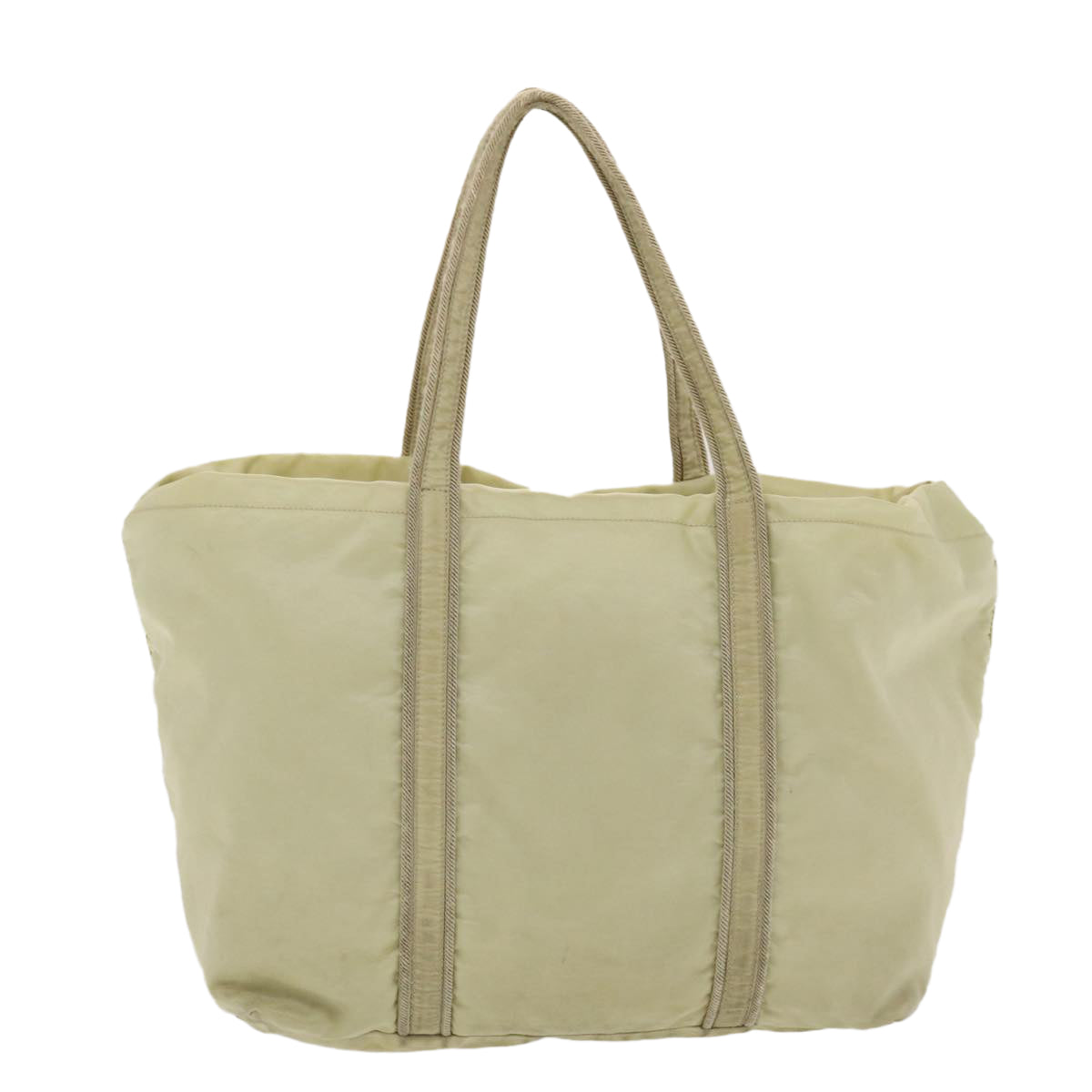 Prada Tote Bag Nylon Cream Nylon Cream 49819