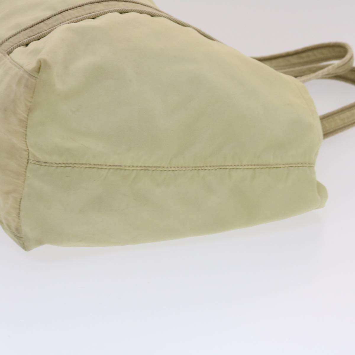 Prada Tote Bag Nylon Cream Nylon Cream 49819
