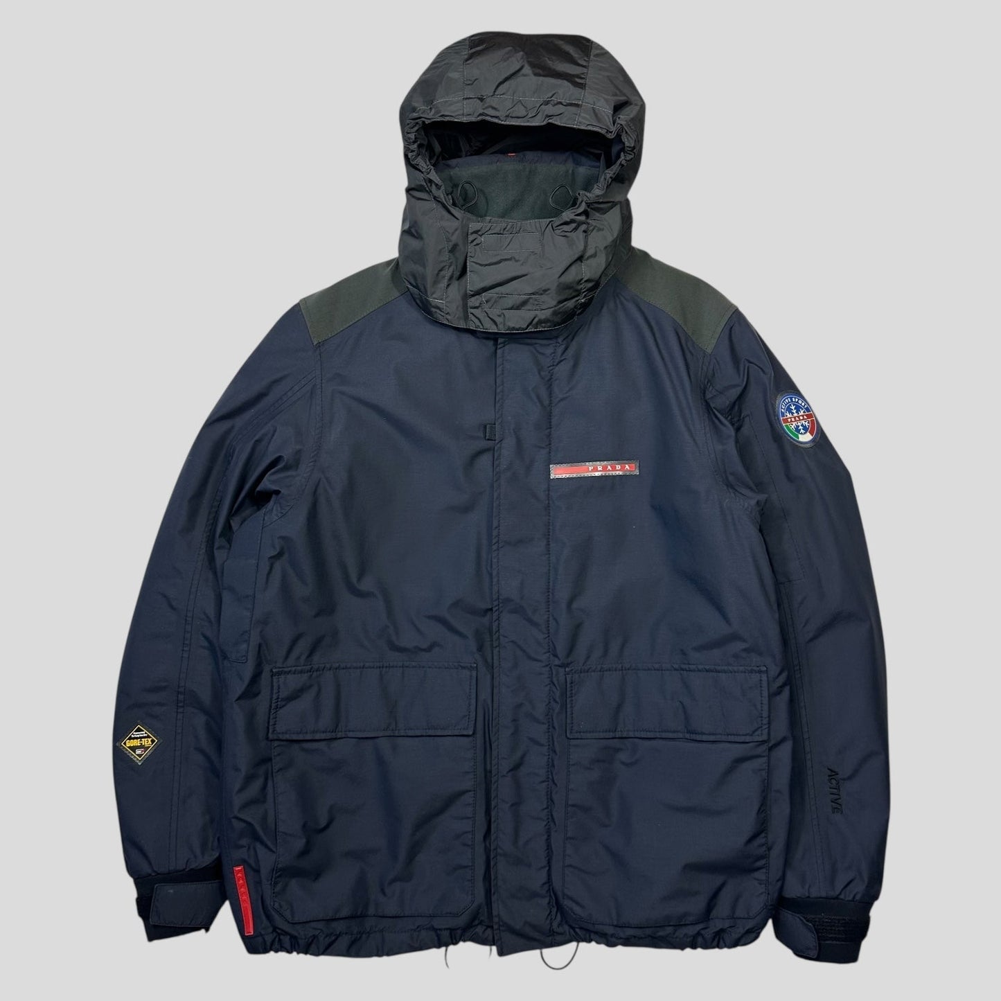 Prada Handbag Sport 00’s Active Goretex Over Padded Ski Logo