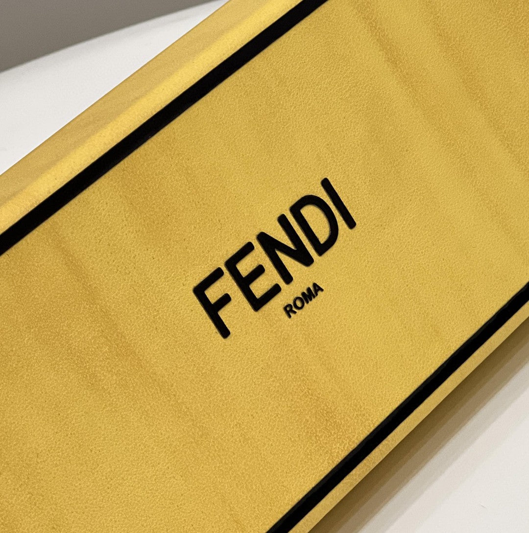 Horizontal Box Yellow Travel Bag