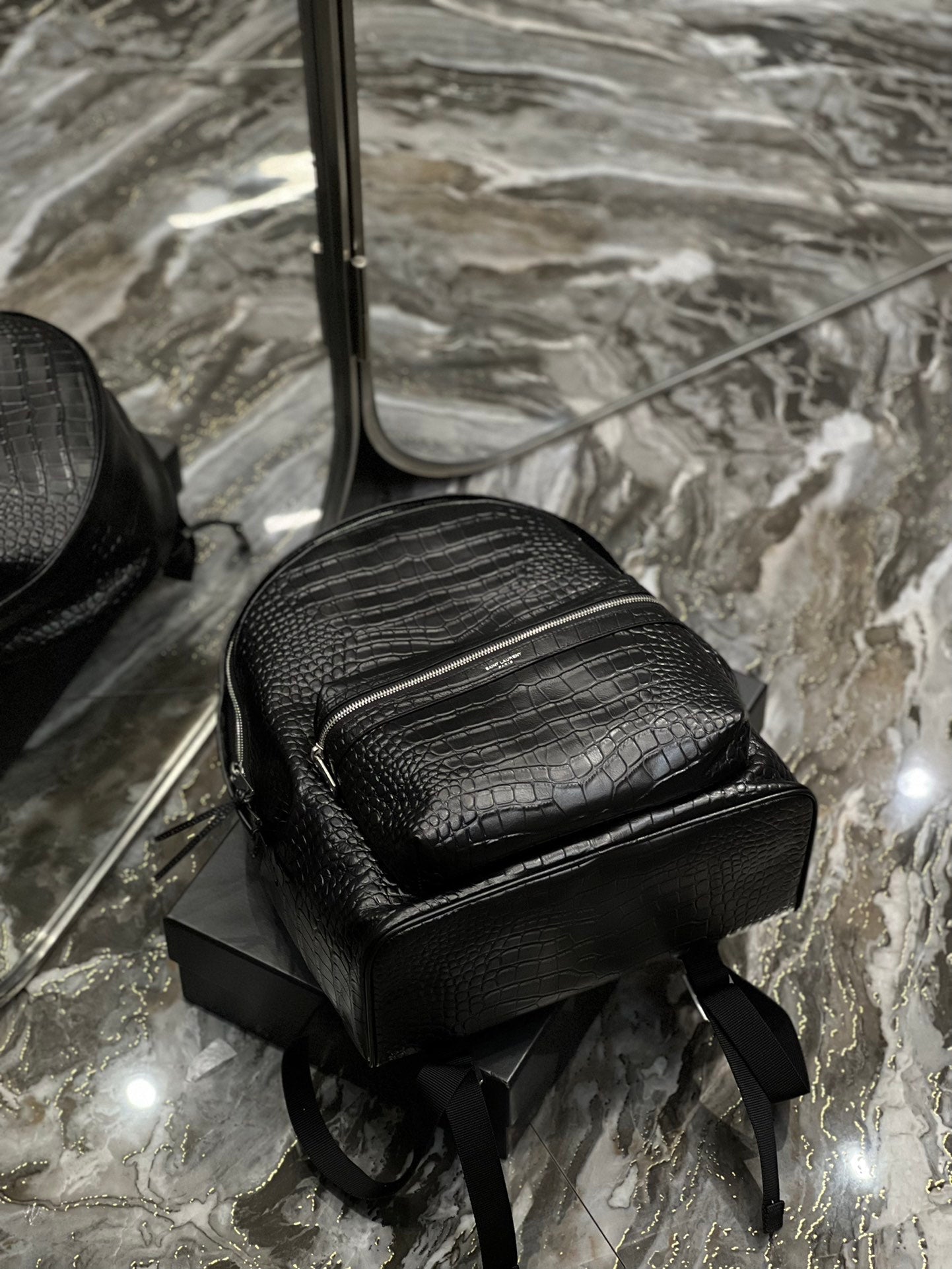 YSL Saint Laurent City Backpack , ’s 16.1in Black