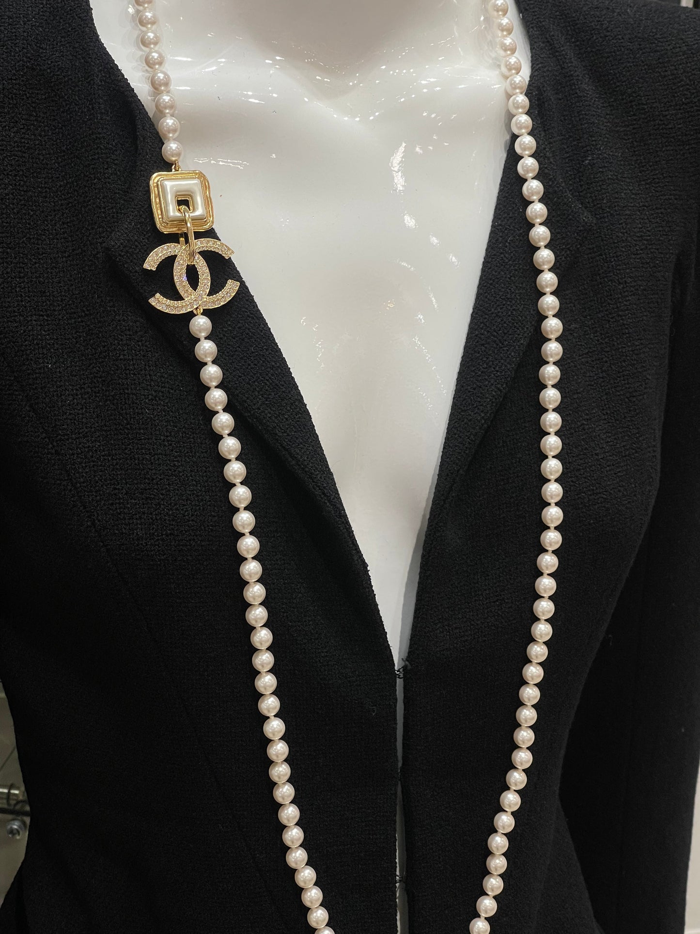 Chanel Sautoir perles CC Bag