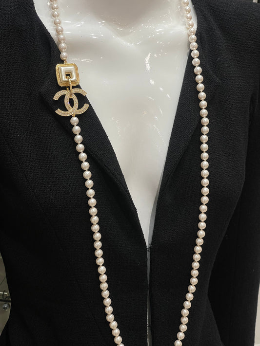Chanel Sautoir perles CC Bag