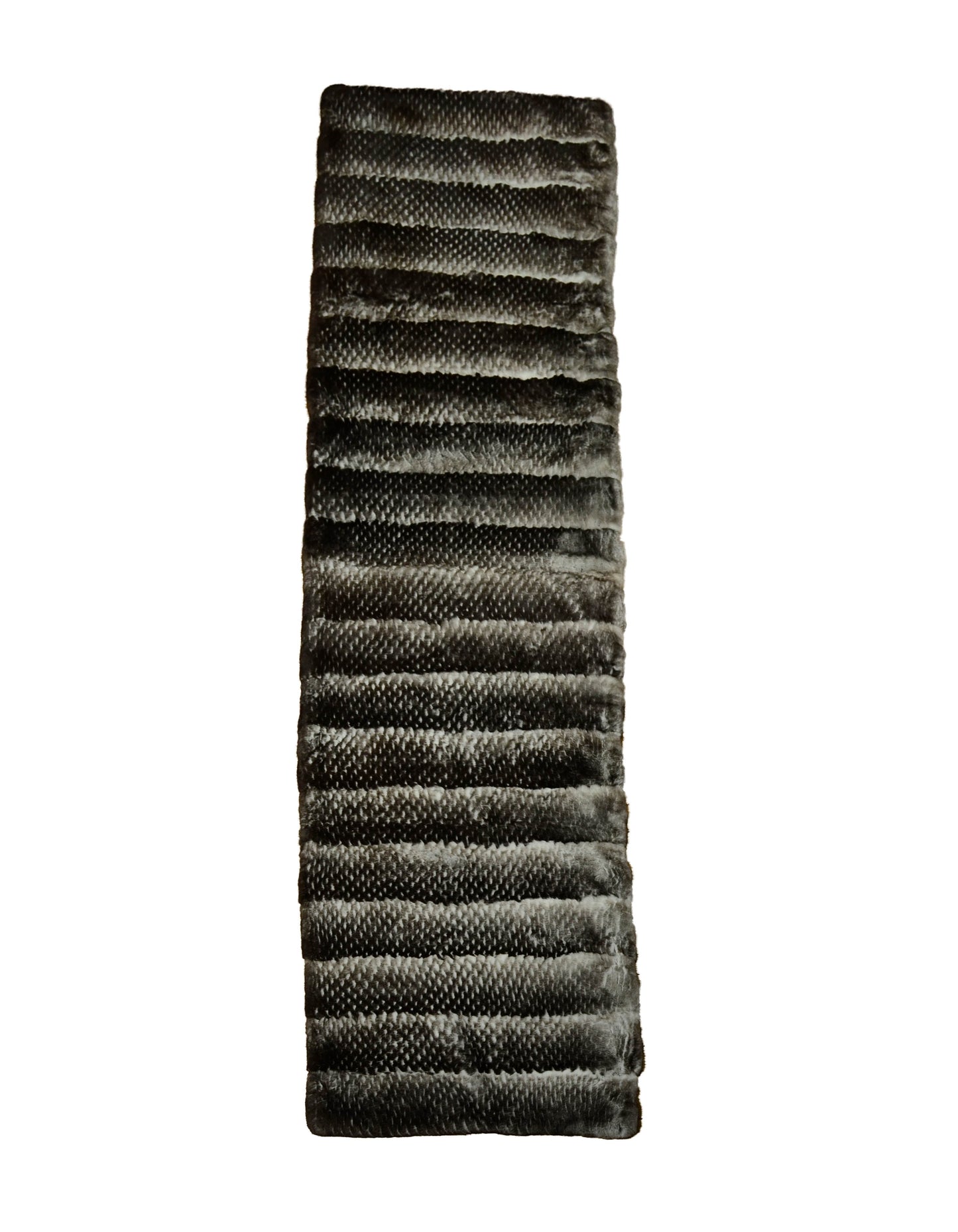 Chanel 78.5" Orylag Rabbit Fur & Cashmere Stole/Throw Apparel