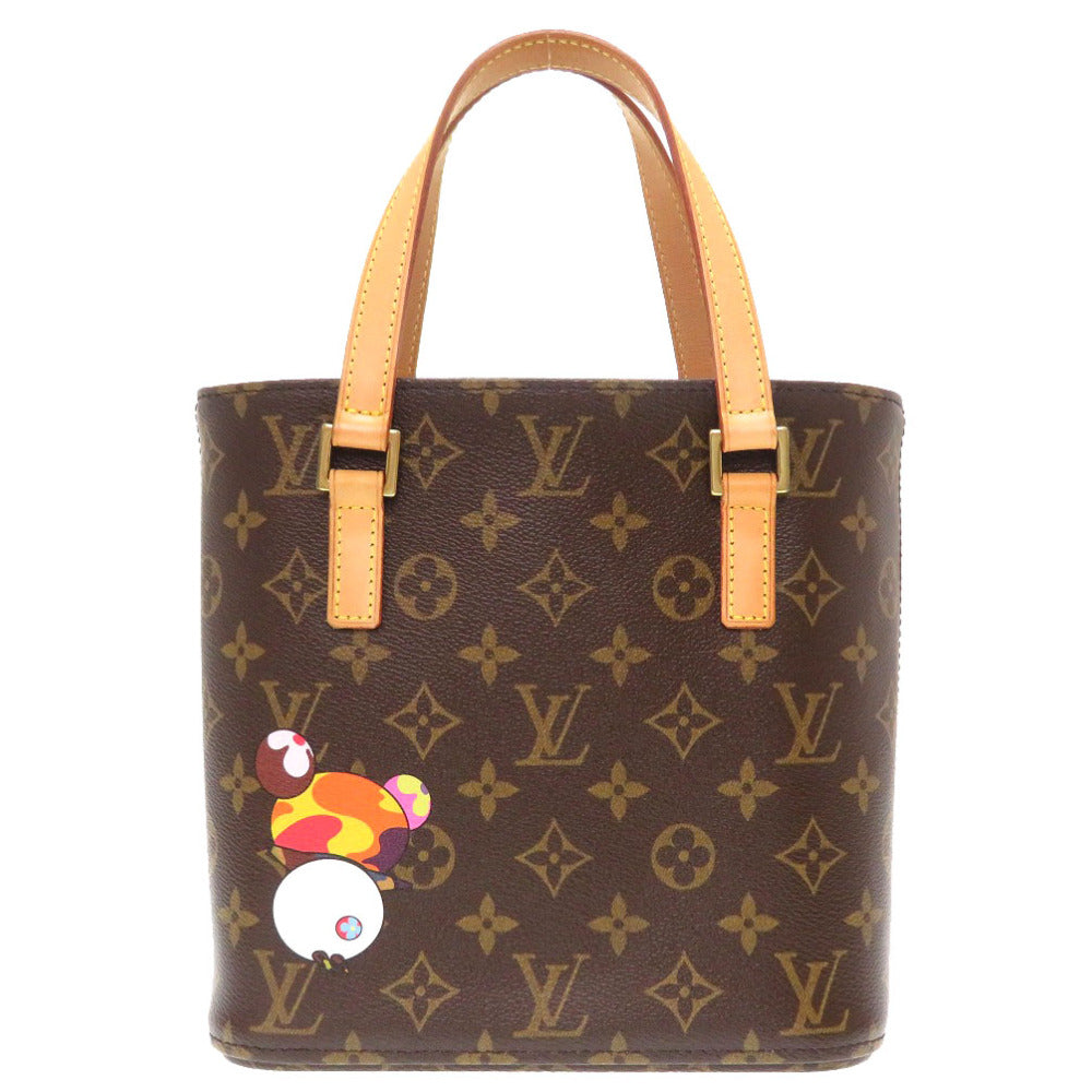 Louis Vuitton M51173 panda Vavan PM Takashi Monogram Canvas Brown Handbag