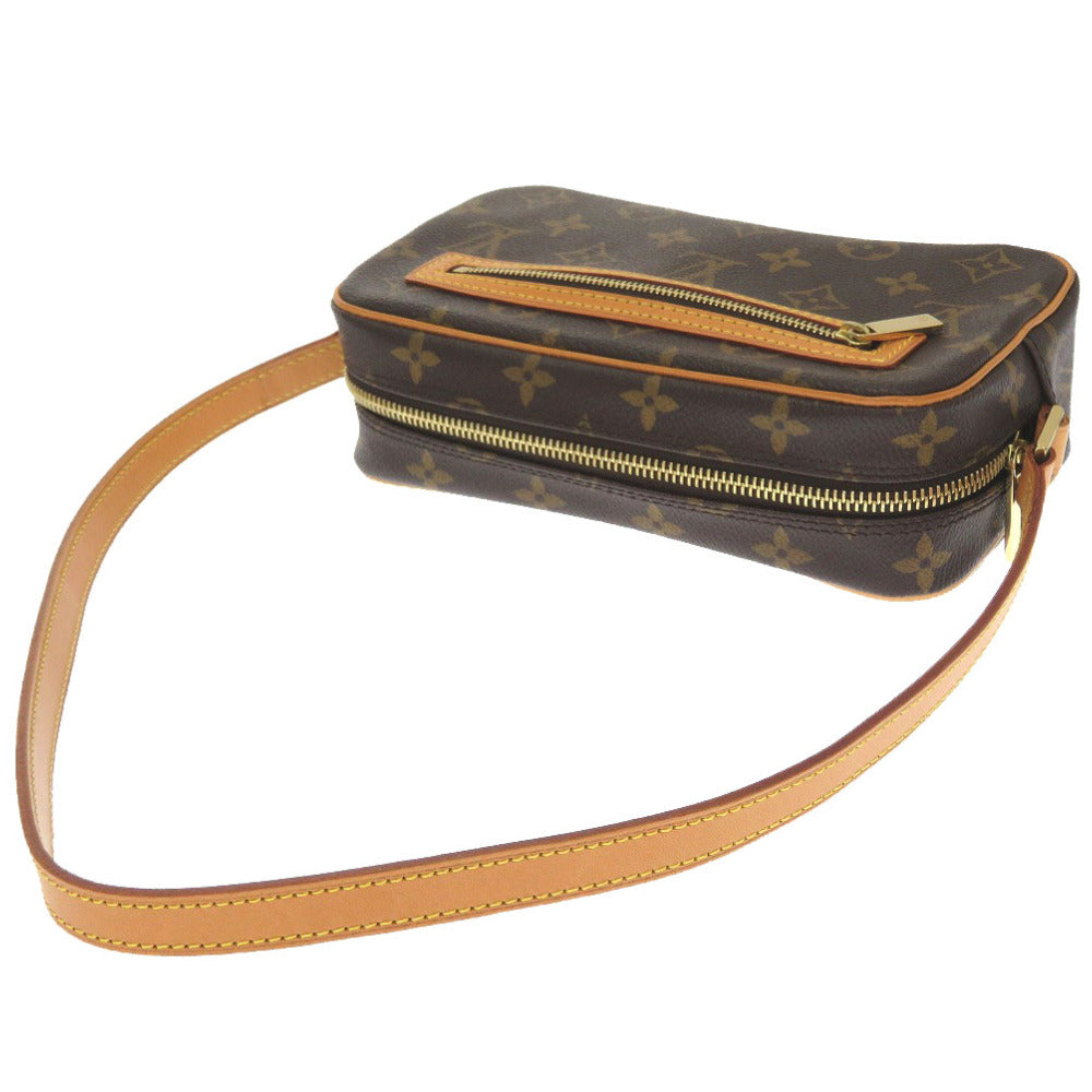 Louis Vuitton M51183 Pochette cite Monogram Canvas Brown Shoulder Bag