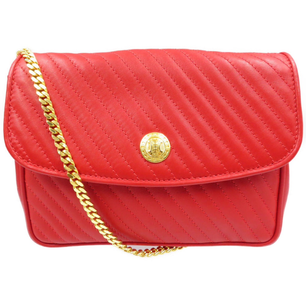 Shoulder Bag Women Leather Red
