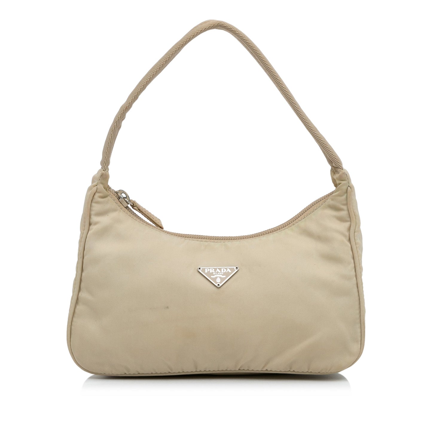 Prada Prada Tessuto Baguette Brown Nylon Canvas Travel Bag