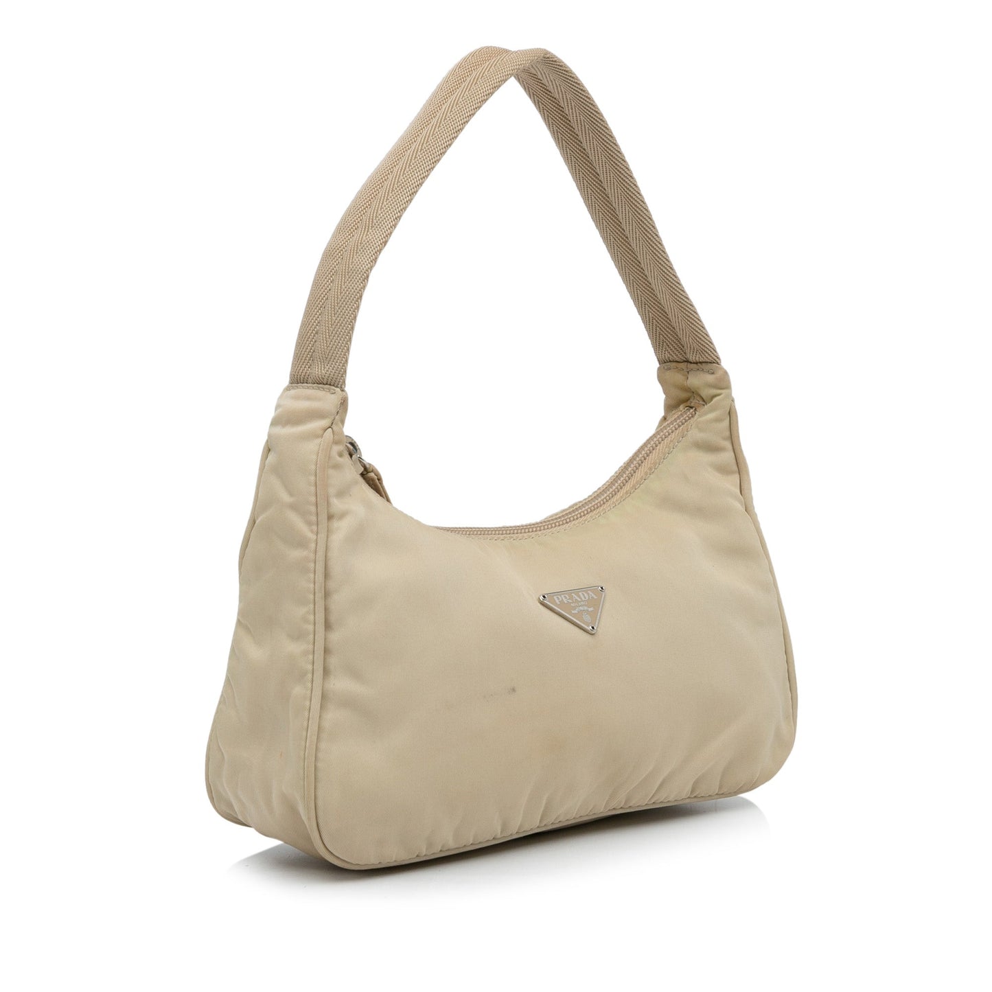 Prada Prada Tessuto Baguette Brown Nylon Canvas Travel Bag