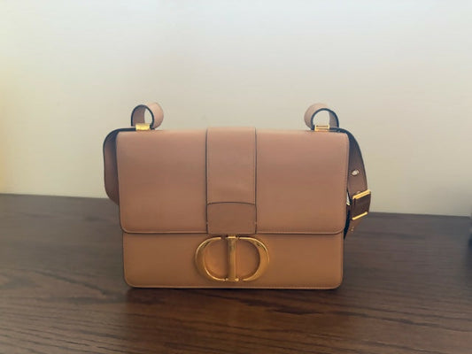 Dior Handbag 30 Montaigne Bag Leather Tan