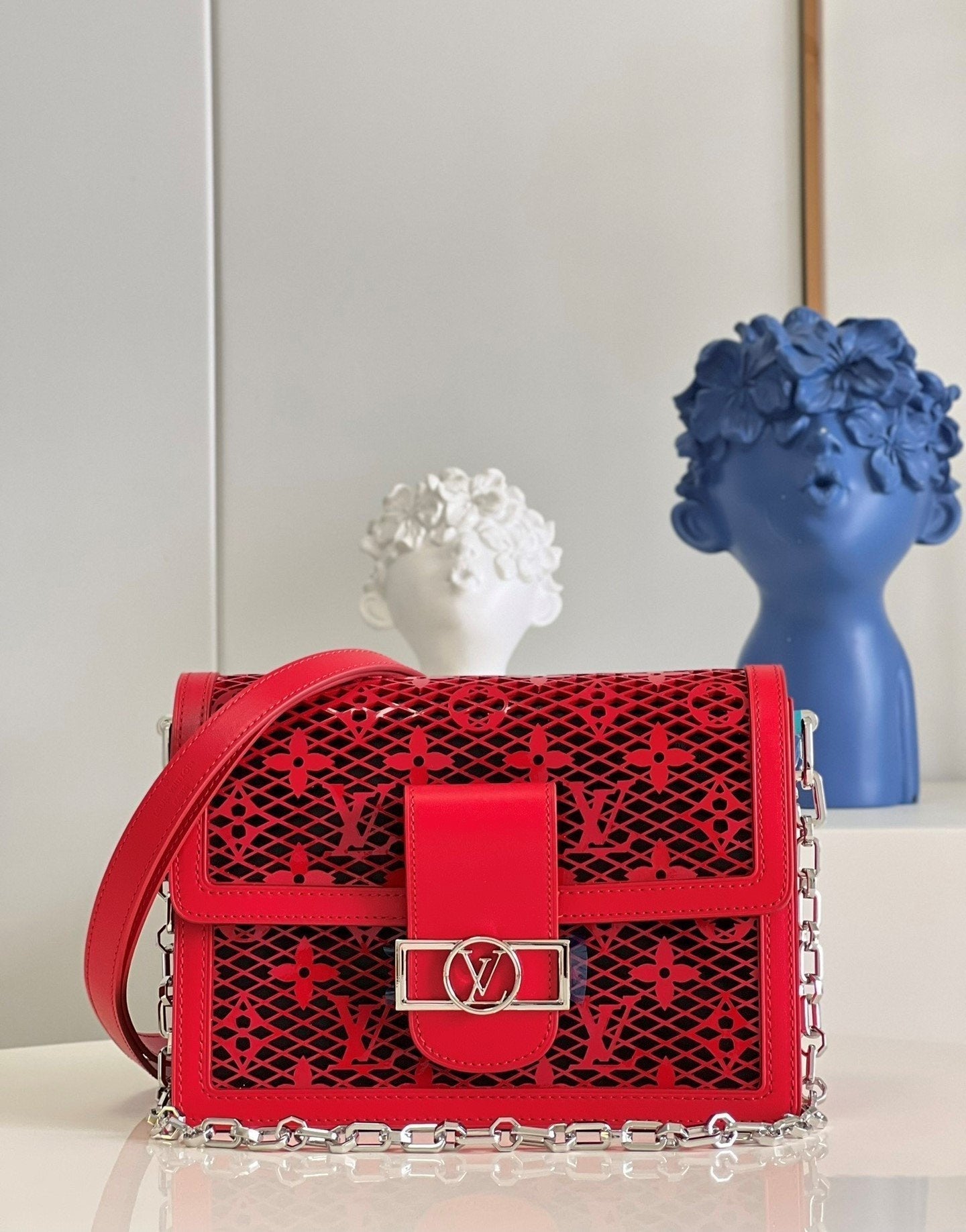 Top Quality Dauphine Bags By Nicolas Ghesquiã Monogram Red Travel Bag