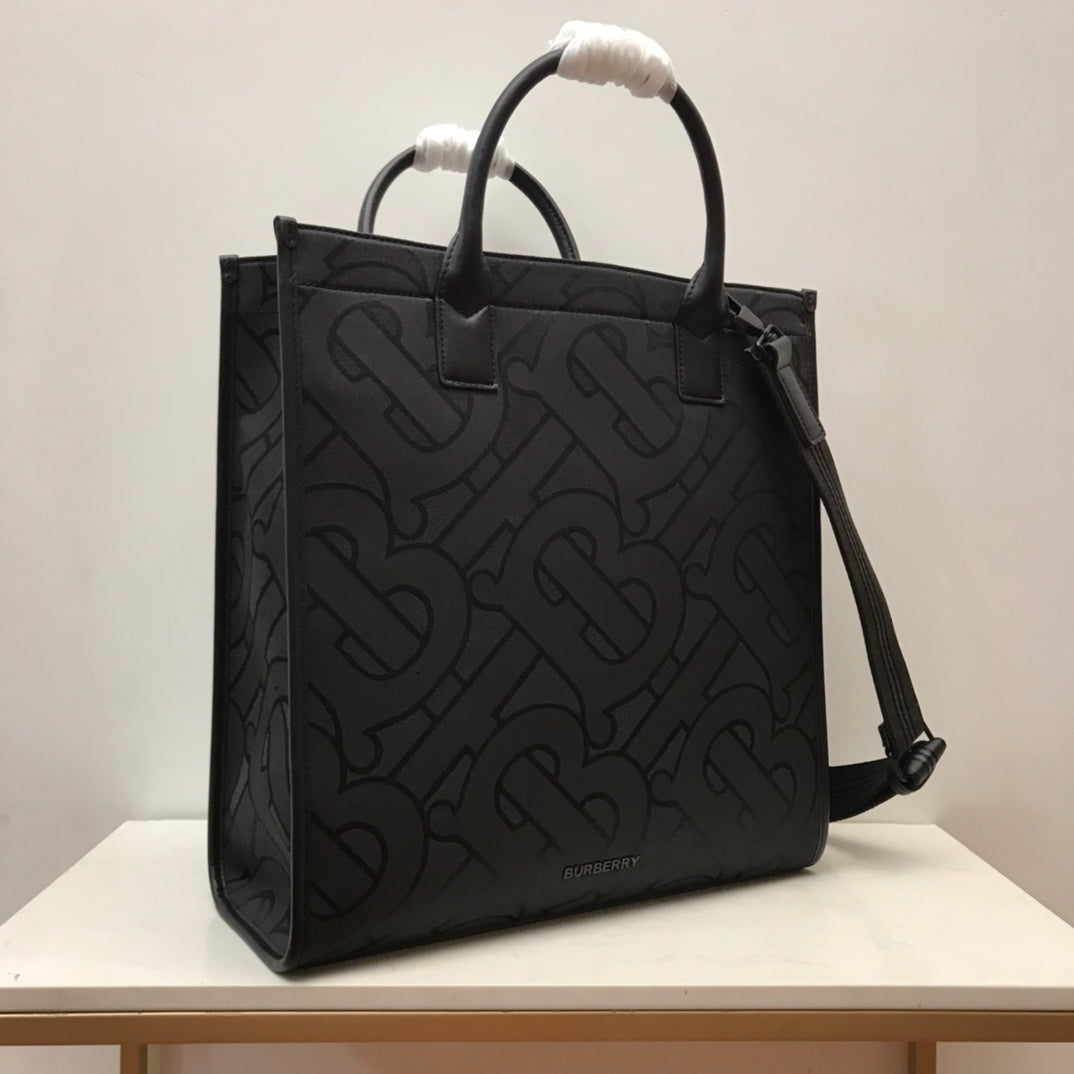 Top Quality Recycled Polyester Jacquard Tote For Monogram Black Tote Bag 148In375Cm 3747
