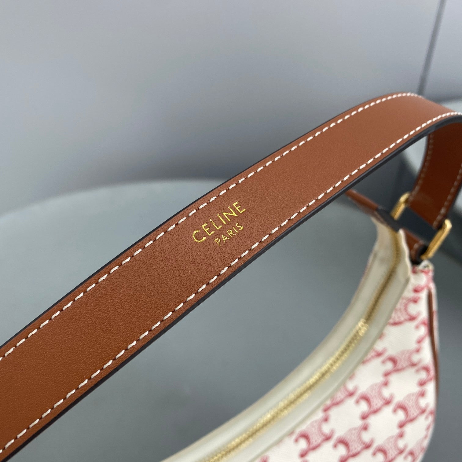 Top Quality Ava Bag In Triomphe For Canvas White Travel Bag