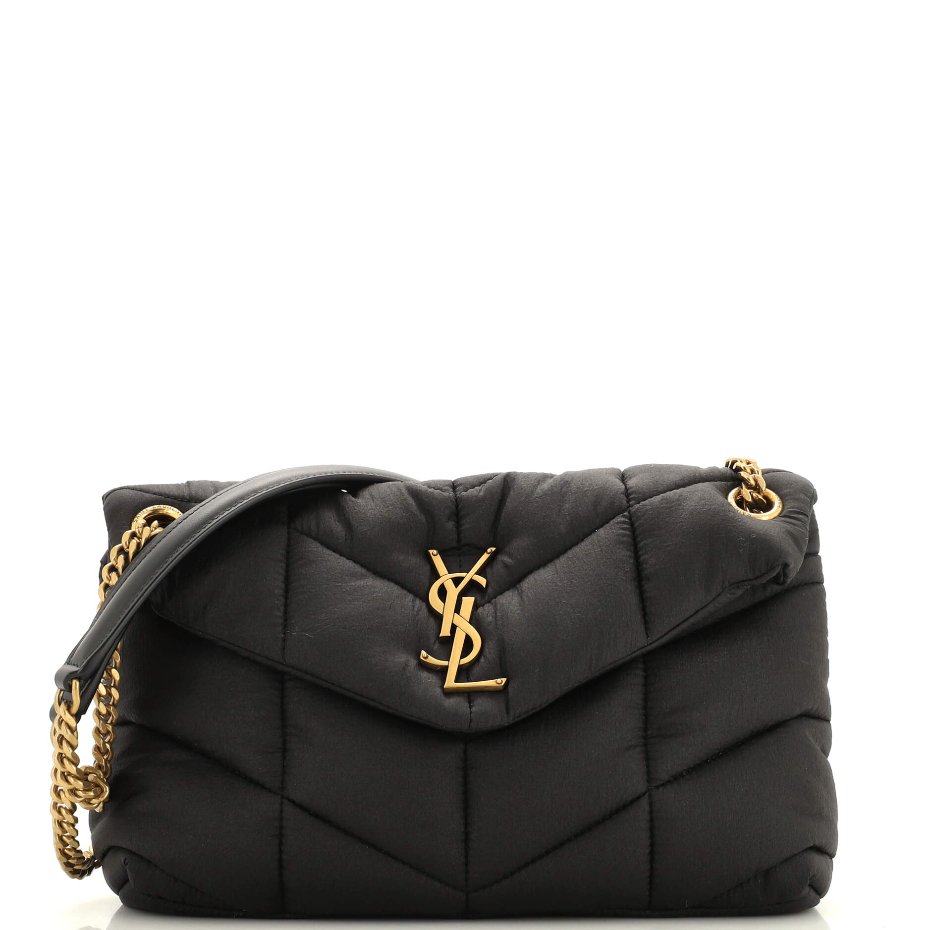 YSL Saint Laurent Luxury Trending Loulou Puffer Shoulder Bag Nylon Quilted Small