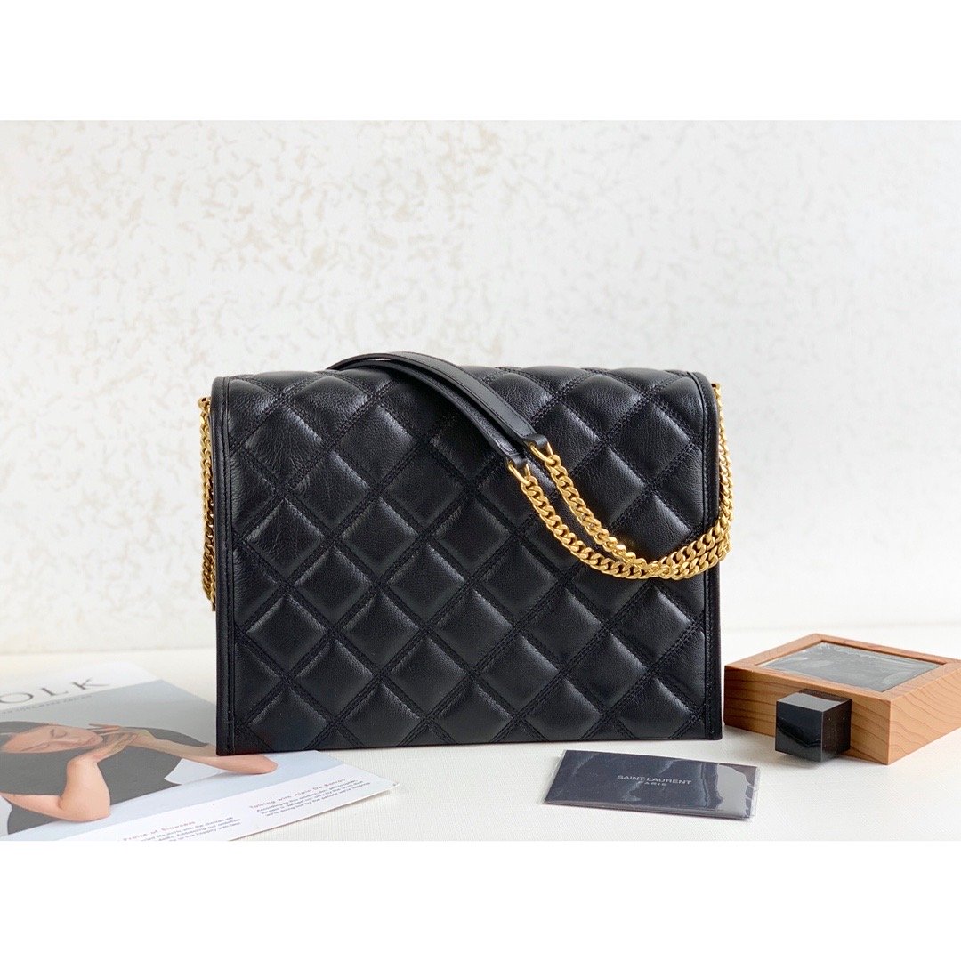 YSL Saint Laurent Lou Shoulder Bag Quilted Chain