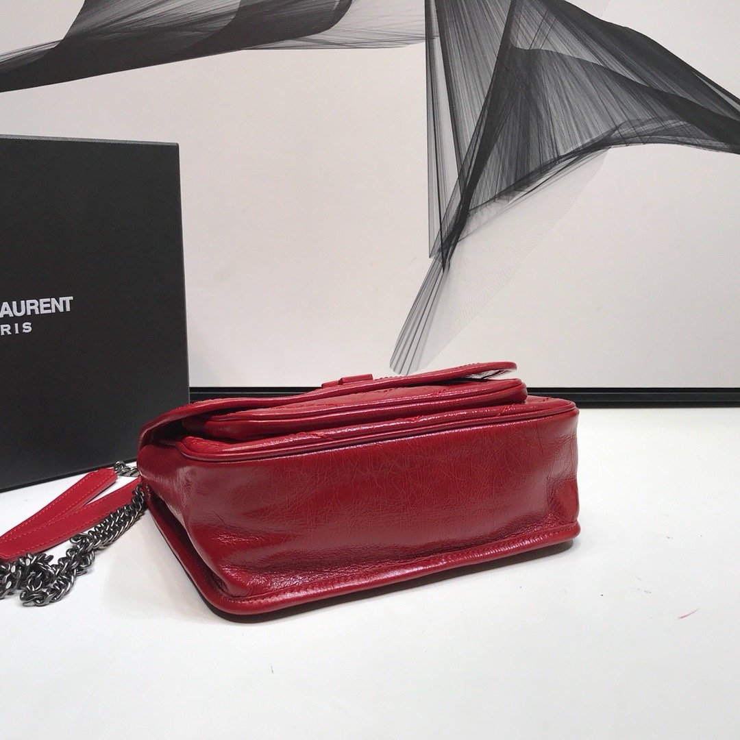 YSL Saint Laurent Niki Shoulder Bag Monogram Chain 82In21Cm Ysl 8218