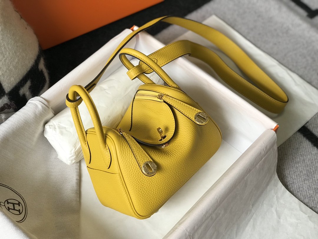 Top Quality Lindy Bag Lime Color With Gold Mini Crossbody Bag