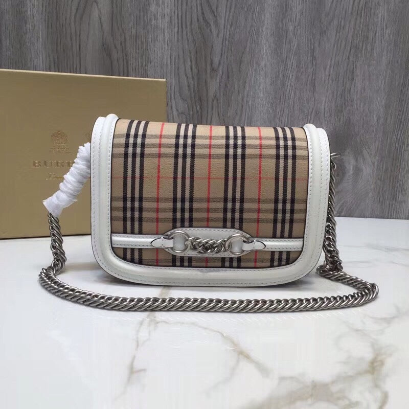 Top Quality Check Linike Bag For Women White Travel Bag