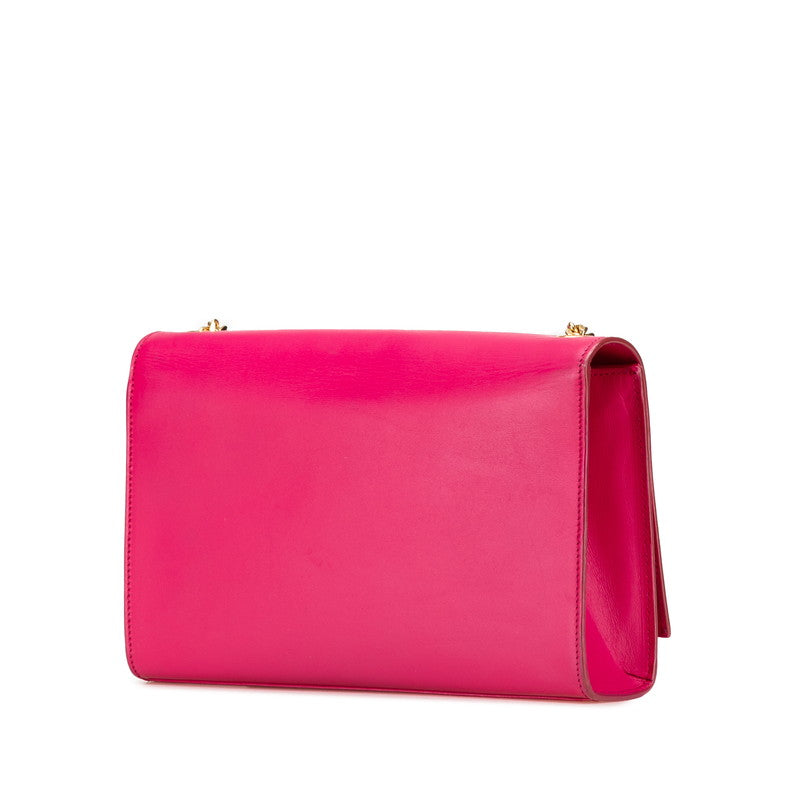 YSL Saint Laurent Tassel Shoulder Bag Leather Logo