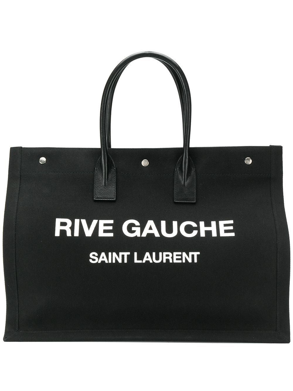 YSL Saint Laurent Luxury Trending Men Rive Gauche Tote Bag In Blackwhite 509415F Vr